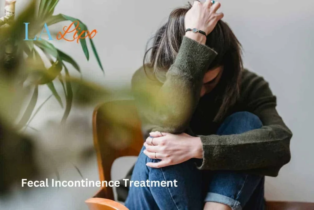 woman worried about fecal incontinence diet Hertfordshire