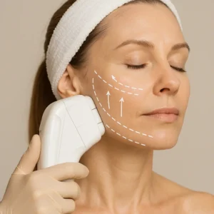 Woman having HI-FU to reduce wrinkles call LA LIPO Hertfordshire Now!