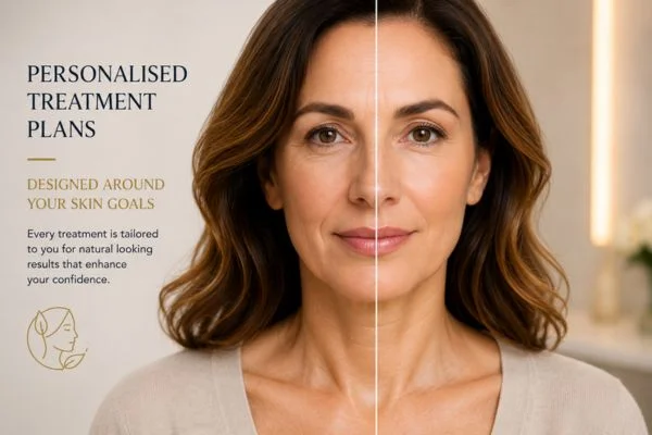 Before and after results of Collagen Lift Therapy Hertfordshire